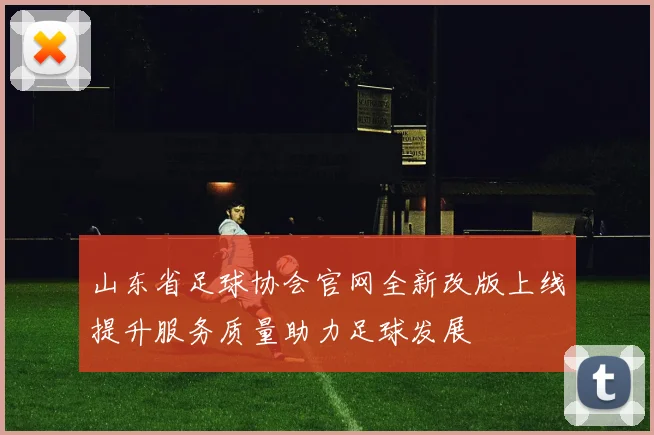 山东省足球协会官网全新改版上线提升服务质量助力足球发展